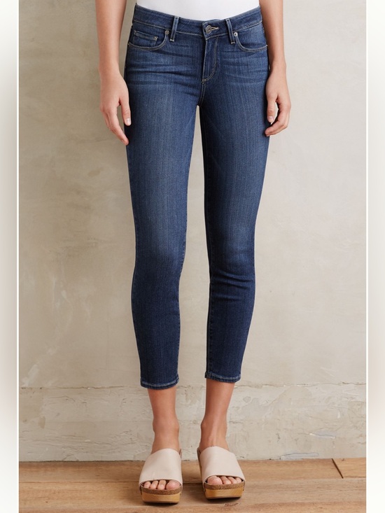 PAIGE Denim - Anthropologie PAIGE verdugo crop denim size 27